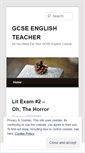 Mobile Screenshot of gcseenglishteacher.com